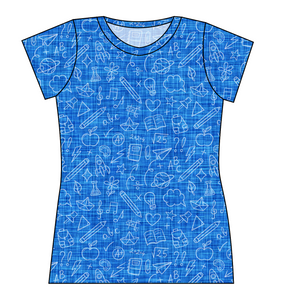 Academic Doodles Ladies' Basic Tee