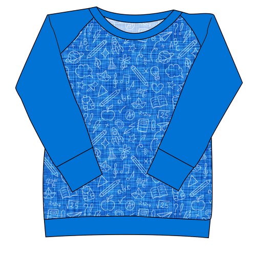 Academic Doodles Ladies' Classic Crewneck