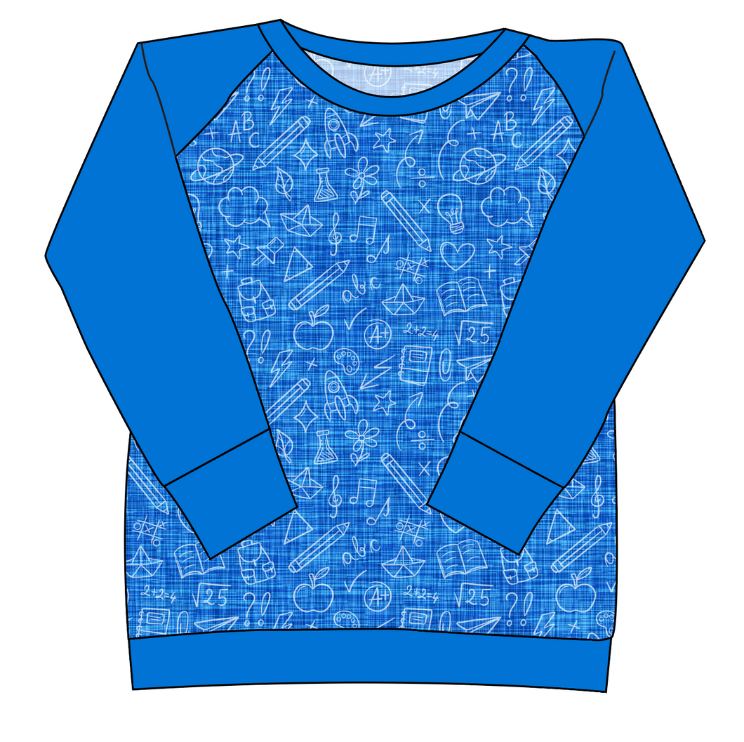 Academic Doodles Ladies' Classic Crewneck