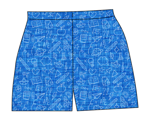Academic Doodles Ladies' Lounge Shorts