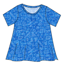 Load image into Gallery viewer, Academic Doodles Ladies&#39; Swing Tee