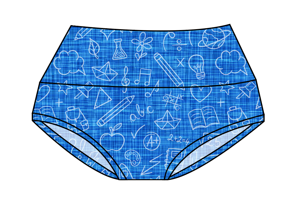 Academic Doodles Ladies' Underwear