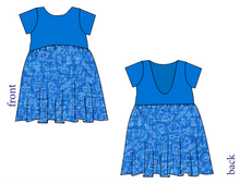 Load image into Gallery viewer, Academic Doodles Low Back Dress