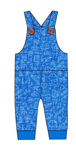 Academic Doodles Overalls and Shortalls