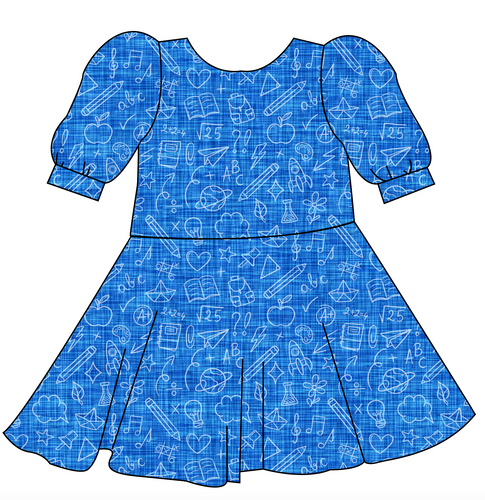 Academic Doodles Prairie Dress