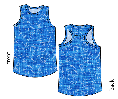 Academic Doodles Summer Tank