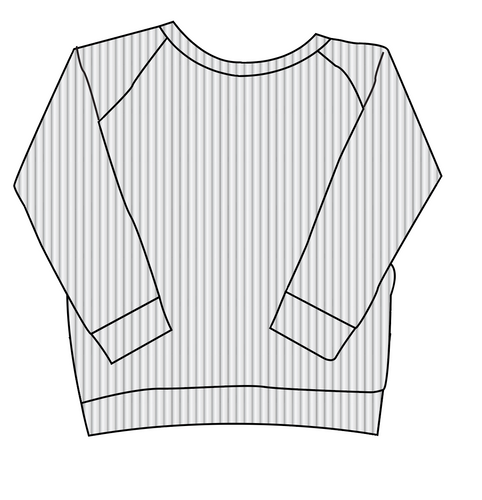Bamboo Ribbing: Fall & Halloween Prints Classic Crewneck