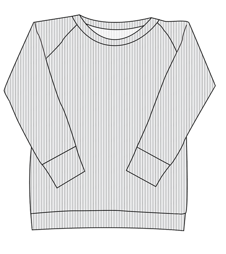 Bamboo Ribbing: Fall & Halloween Prints Ladies' Classic Crewneck