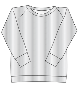 Bamboo Ribbing: Fall & Halloween Prints Ladies' Classic Crewneck