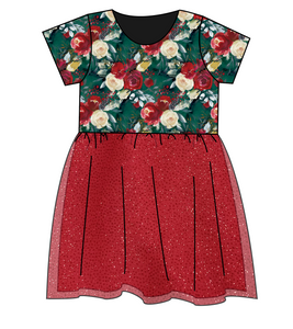 Merry Floral Tulle Dress