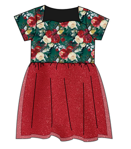 Merry Floral Tulle Dress