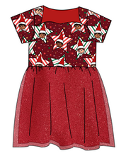 Load image into Gallery viewer, Elf Stars Tulle Dress