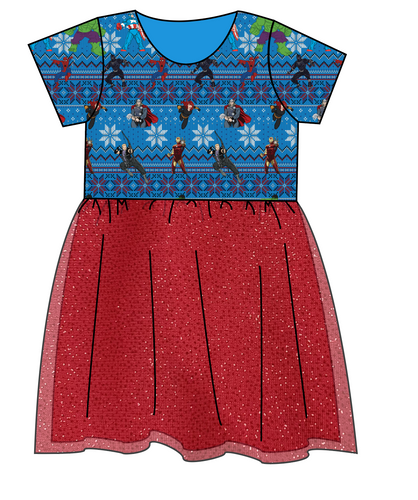Holiday Heroes Tulle Dress