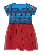 Load image into Gallery viewer, Holiday Heroes Tulle Dress