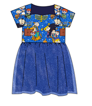 Load image into Gallery viewer, Hanukkah Special Tulle Dress