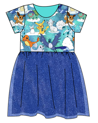 Poke Fun in the Snow Tulle Dress