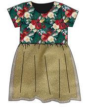 Load image into Gallery viewer, Merry Floral Tulle Dress