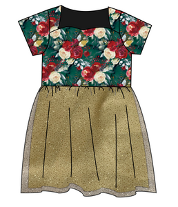 Merry Floral Tulle Dress