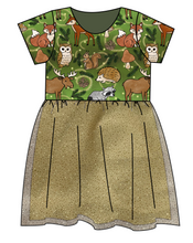 Load image into Gallery viewer, Winter Woodland Tulle Dress