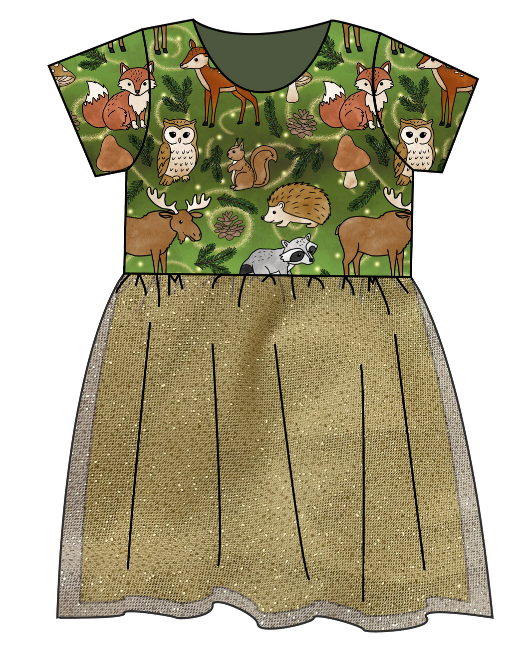 Winter Woodland Tulle Dress