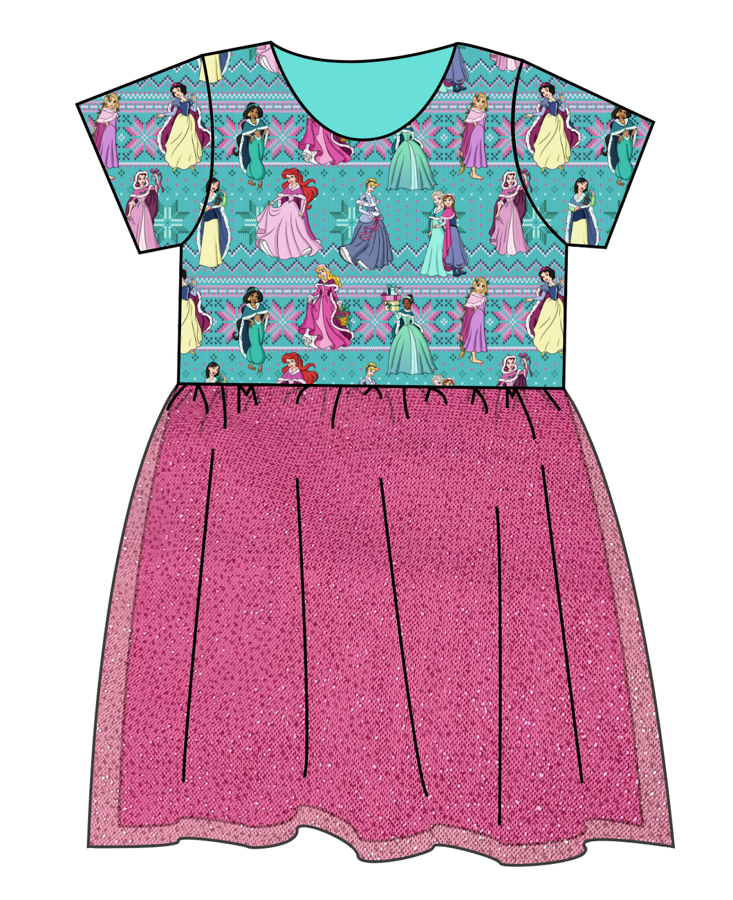 Princess Sweater Tulle Dress