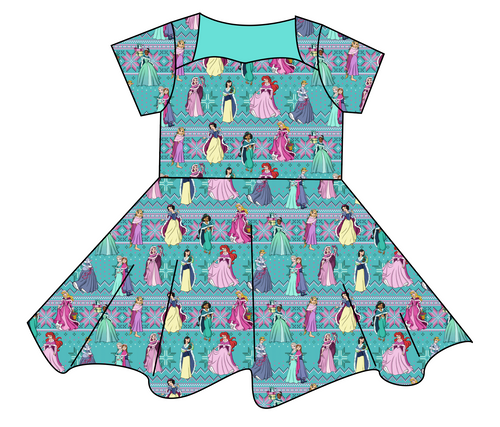 Princess Sweater Sweetheart Twirly Dress