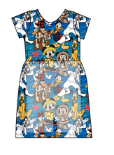 Load image into Gallery viewer, Athletic Prints Magical Birthday Ladies Romper Dress