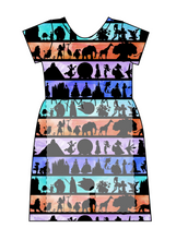 Load image into Gallery viewer, Athletic Prints Magical Birthday Ladies Romper Dress
