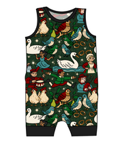 Load image into Gallery viewer, Twelve Days of Christmas Emmett Pants And Shorts T-Shirt Romper