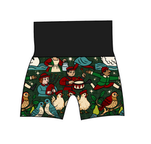 Load image into Gallery viewer, Twelve Days of Christmas Grow With Me Pants And Shorts