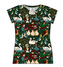 Load image into Gallery viewer, Twelve Days of Christmas Ladies' Basic Tee