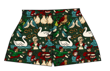 Load image into Gallery viewer, Twelve Days of Christmas Ladies' Lounge Shorts