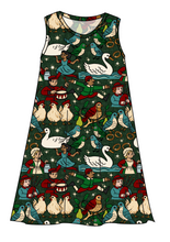 Load image into Gallery viewer, Twelve Days of Christmas Ladies' Swing Dress