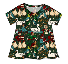 Load image into Gallery viewer, Twelve Days of Christmas Ladies' Swing Tee