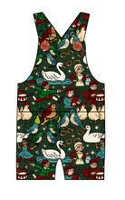 Load image into Gallery viewer, Twelve Days of Christmas Overalls and Shortalls