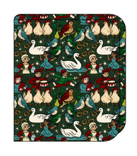 Load image into Gallery viewer, Twelve Days of Christmas Swaddle Blanket