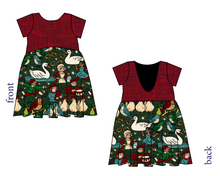 Load image into Gallery viewer, Twelve Days of Christmas Low Back Dress