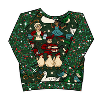 Load image into Gallery viewer, Twelve Days of Christmas Classic Hoodie (or Crewneck)