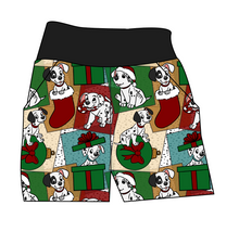 Load image into Gallery viewer, Spotted Holiday Pups Basic Joggers And Jogger Shorts