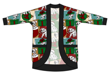 Load image into Gallery viewer, Spotted Holiday Pups Kids Cocoon Cardigan