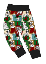 Load image into Gallery viewer, Spotted Holiday Pups Ladies' Joggers and Jogger Shorts