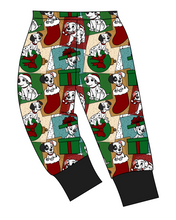 Load image into Gallery viewer, Spotted Holiday Pups Mens' Lounge Pants