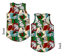 Load image into Gallery viewer, Spotted Holiday Pups Ladies' Summer Tank