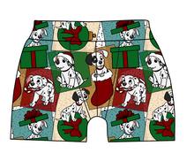 Load image into Gallery viewer, Spotted Holiday Pups Mens' Boxer Briefs