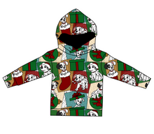 Load image into Gallery viewer, Spotted Holiday Pups Oversized Hoodie