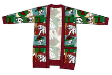 Load image into Gallery viewer, Spotted Holiday Pups Kids Grandpa Cardigan