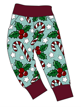 Load image into Gallery viewer, Holly and Candy Canes Basic Joggers And Jogger Shorts