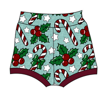 Load image into Gallery viewer, Holly and Candy Canes Bummies