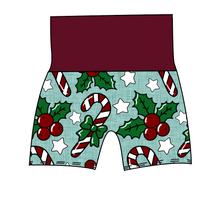 Load image into Gallery viewer, Holly and Candy Canes Grow With Me Pants And Shorts
