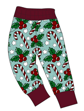 Load image into Gallery viewer, Holly and Candy Canes Mens' Joggers and Jogger Shorts